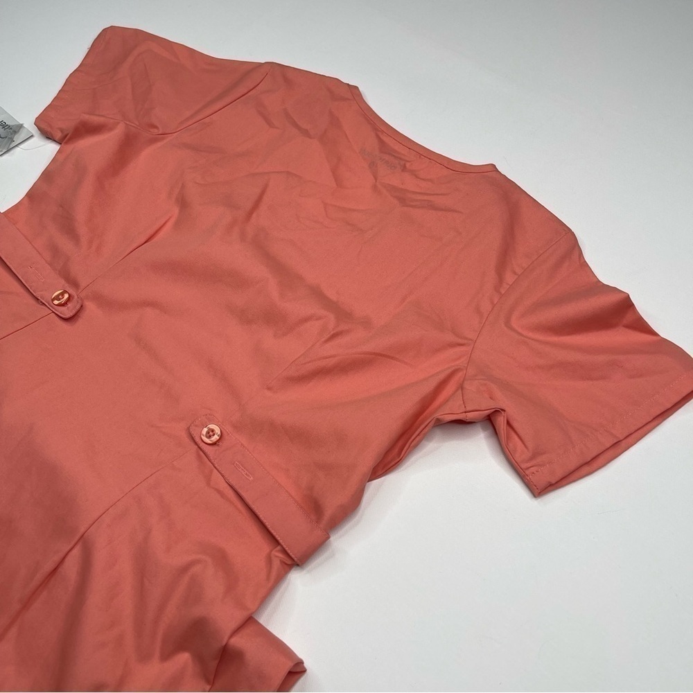 Butter Soft Dress Scrubs Empire Waist Peach Hospital Nurse Uniform Tech New - Picture 6 of 11